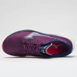 Mizuno Wave Rebellion Women's Diva Pink/Indigo White -Best Shoe Store 046691 2
