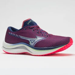Mizuno Wave Rebellion Women's Diva Pink/Indigo White -Best Shoe Store 046691 5