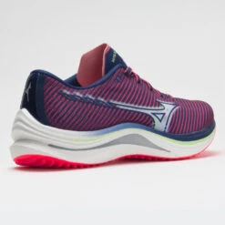 Mizuno Wave Rebellion Women's Diva Pink/Indigo White -Best Shoe Store 046691 6