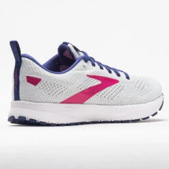Brooks Revel 5 Women's White/Navy/Pink -Best Shoe Store 047265 6