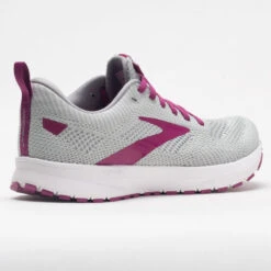 Brooks Revel 5 Women's Gray/White/Baton Rouge -Best Shoe Store 047266 6
