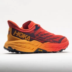 HOKA Speedgoat 5 Men's Fiesta/Radiant Yellow -Best Shoe Store 047738 6