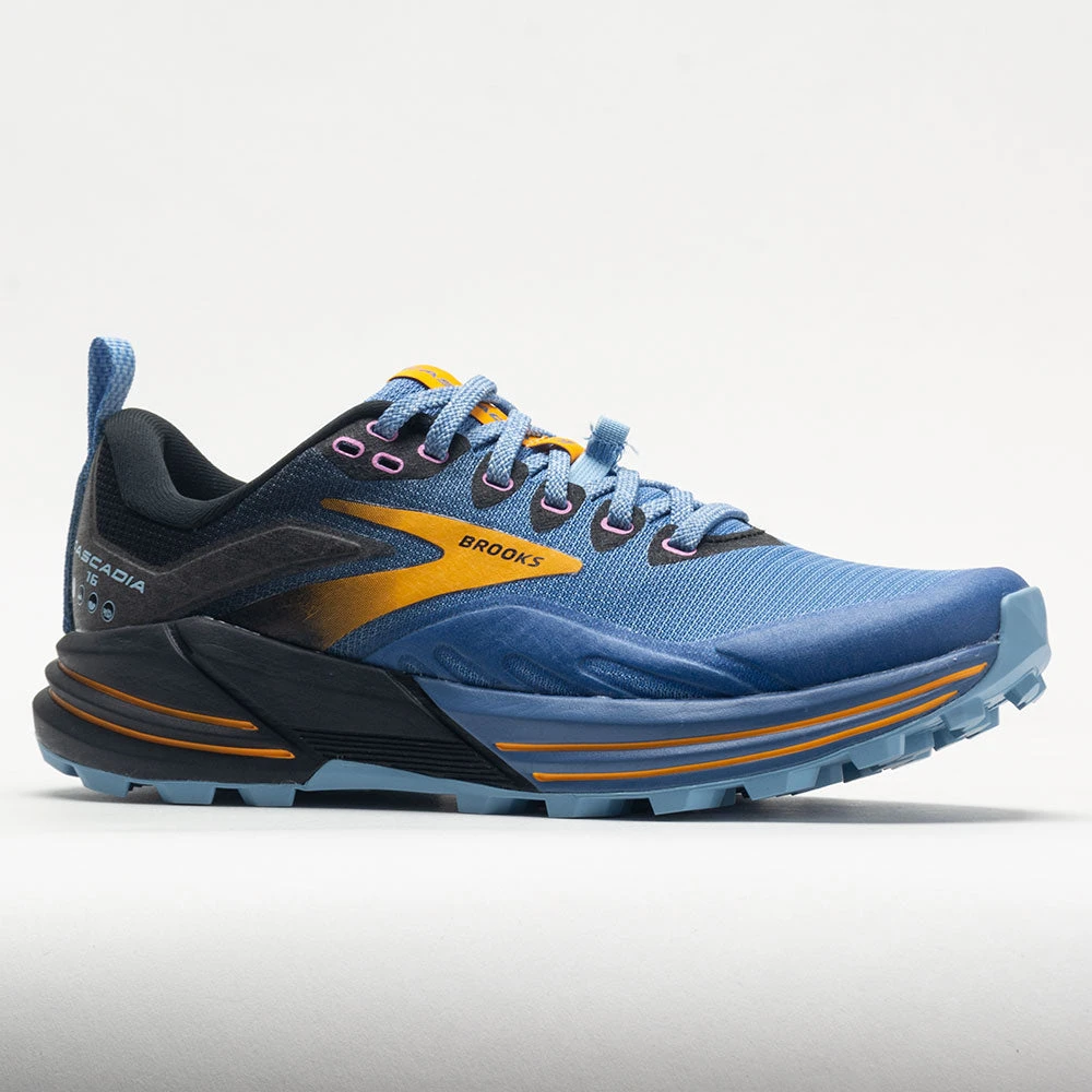 Brooks Cascadia 16 Women's Blue/Black/Yellow 5 Brooks Cascadia 16 Women's Blue/Black/Yellow - Image 5