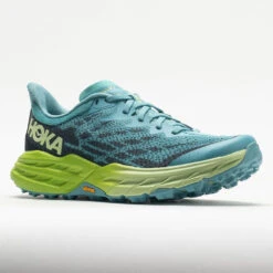 HOKA Speedgoat 5 Women's Coastal Shade/Green Glow -Best Shoe Store 049967 5