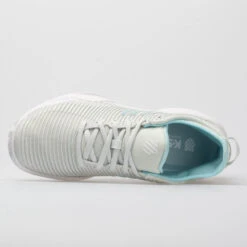 K-Swiss Hypercourt Supreme Women's Barely Blue/White/Blue Glow -Best Shoe Store 115638 2
