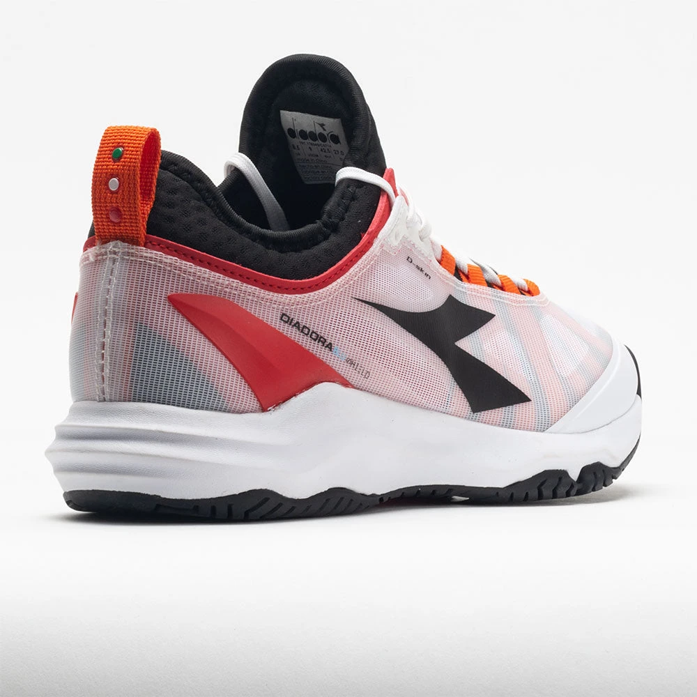 Diadora Speed Blushield Fly AG Men's White/Black/Fiery Red 6 Diadora Speed Blushield Fly AG Men's White/Black/Fiery Red - Image 6