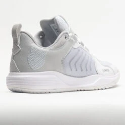 K-Swiss Ultrashot Team Women's White/Lunar Rock/Silver -Best Shoe Store 116659 6