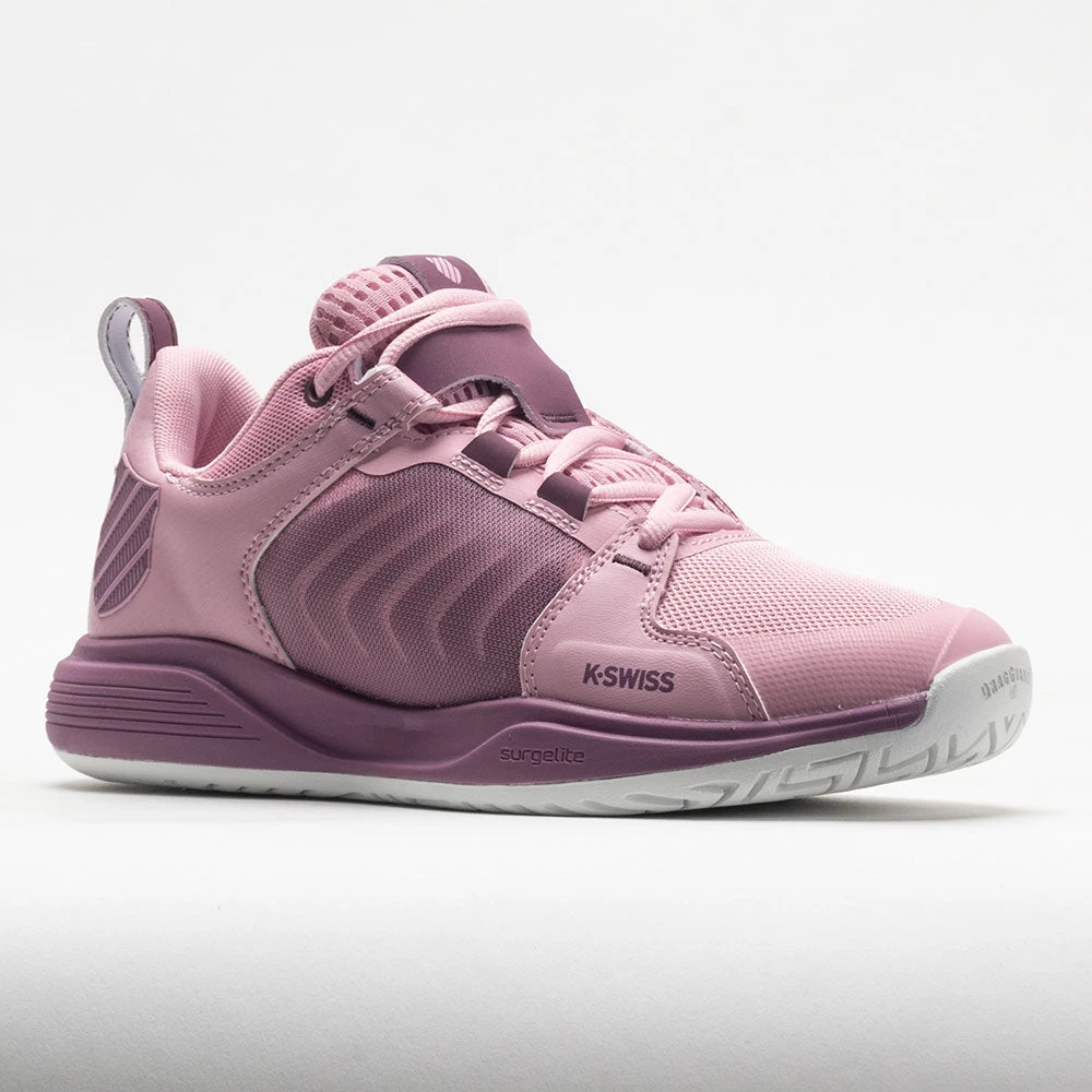 K-Swiss Ultrashot Team Women's Cameo Pink/Grape Nectar/White 5 K-Swiss Ultrashot Team Women's Cameo Pink/Grape Nectar/White - Image 5