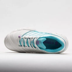 K-Swiss Bigshot Light 4 Women's Brilliant WhiteAngel Blue/Sheer Lilac -Best Shoe Store 116921 2