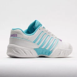 K-Swiss Bigshot Light 4 Women's Brilliant WhiteAngel Blue/Sheer Lilac -Best Shoe Store 116921 6