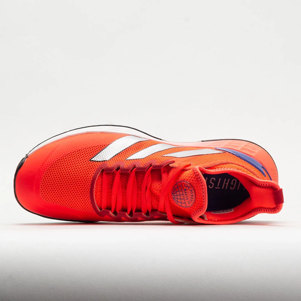 Adidas Adizero Ubersonic 4 Men's Solar Red/Metallic/Lucid Blue 3 Adidas Adizero Ubersonic 4 Men's Solar Red/Metallic/Lucid Blue - Image 3