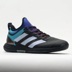 Adidas Adizero Ubersonic 4 Men's Grey/Blue Dawn/Core Black 10 Adidas Adizero Ubersonic 4 Men's Grey/Blue Dawn/Core Black -Best Shoe Store 117047 5