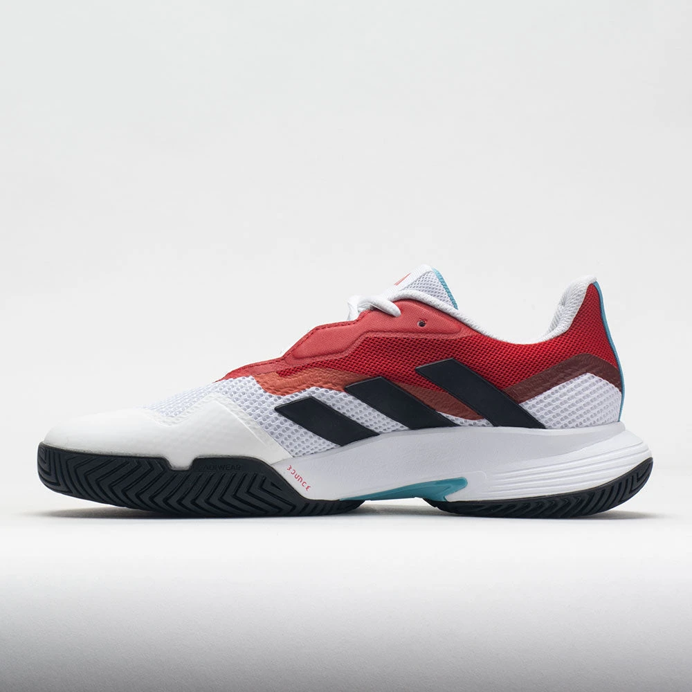 Adidas CourtJam Control Men's White/Black/Better Scarlet 2 Adidas CourtJam Control Men's White/Black/Better Scarlet - Image 2