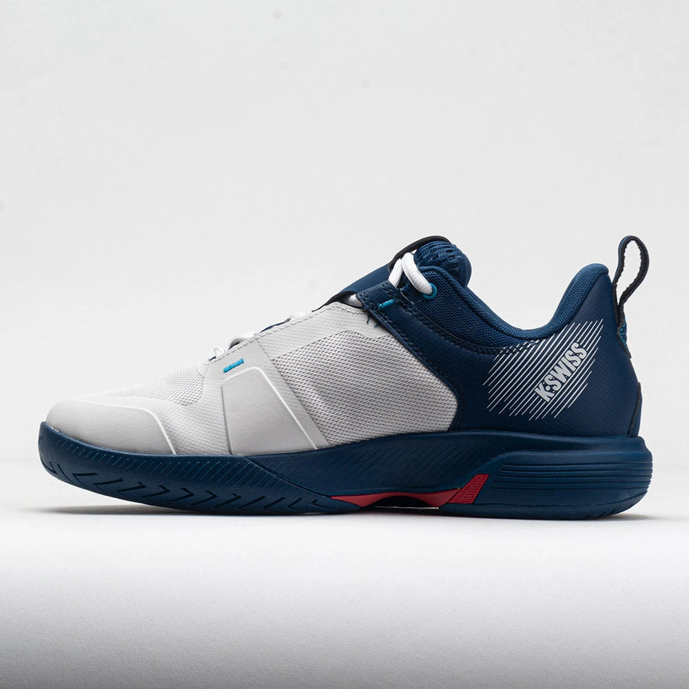 K-Swiss Ultrashot Team Men's Blanc De Blanc/Blue Opal/Lollipop 2 K-Swiss Ultrashot Team Men's Blanc De Blanc/Blue Opal/Lollipop - Image 2