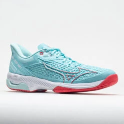 Mizuno Wave Exceed Tour 5 AC Women's Tanager Turpuoise/Paradise Pink -Best Shoe Store 117140 5
