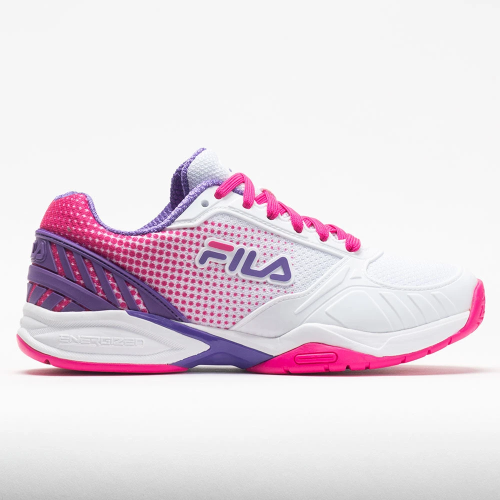 Fila Volley Zone Women's White/Pink Glo/Purple 1 Fila Volley Zone Women's White/Pink Glo/Purple
