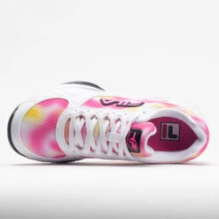 Fila Volley Zone Women's Tie-Dye Print White/Pink/Black -Best Shoe Store 370038 2