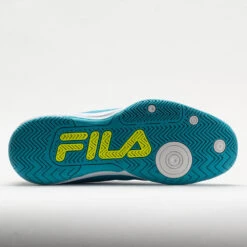 Fila Double Bounce 3 Women's Scuba Blue/White/Safety Yellow -Best Shoe Store 370041 4