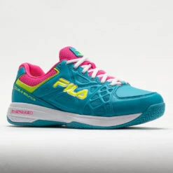 Fila Double Bounce 3 Women's Scuba Blue/White/Safety Yellow -Best Shoe Store 370041 5