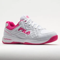 Fila Double Bounce 3 Women's White/White/Pink Glo -Best Shoe Store 370042 5