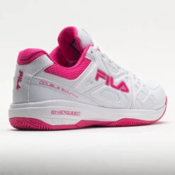 Fila Double Bounce 3 Women's White/White/Pink Glo -Best Shoe Store 370042 6