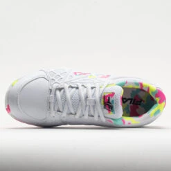 Fila Double Bounce 3 Women's White/White/Multicolor -Best Shoe Store 370043 2