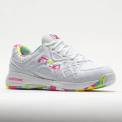 Fila Double Bounce 3 Women's White/White/Multicolor -Best Shoe Store 370043 5