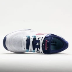 Diadora Trofeo 2 AG Pickleball Women's White/Blueprint/Pink Yarrow -Best Shoe Store 370081 2