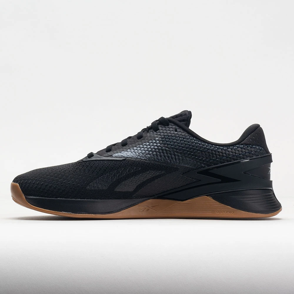 Reebok Nano X3 Men's Core Black/Pure Grey 2 Reebok Nano X3 Men's Core Black/Pure Grey - Image 2