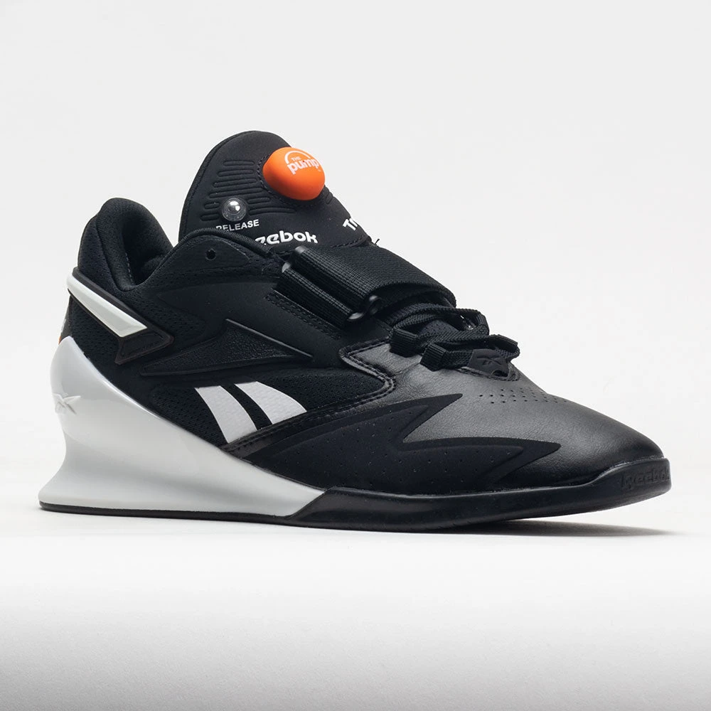 Reebok Legacy Lifter III Men's Core Black/White/Smash Orange 5 Reebok Legacy Lifter III Men's Core Black/White/Smash Orange - Image 5