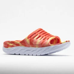HOKA Ora Recovery Slide Swirl Unisex Yellow Pear/Fiesta -Best Shoe Store 570558 5