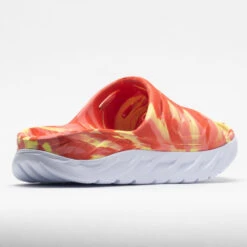 HOKA Ora Recovery Slide Swirl Unisex Yellow Pear/Fiesta -Best Shoe Store 570558 6