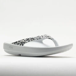OOFOS OOlala Limited Women's White/Black Leopard 10 OOFOS OOlala Limited Women's White/Black Leopard -Best Shoe Store 570571 5