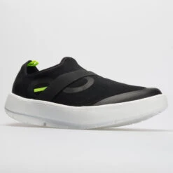 OOFOS OOmg Low Men's Black/White -Best Shoe Store 630897 5