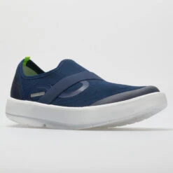 OOFOS OOmg Low Men's White/Navy -Best Shoe Store 631098 5