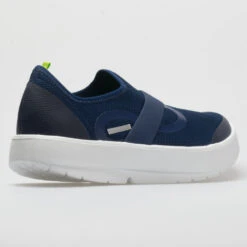 OOFOS OOmg Low Men's White/Navy -Best Shoe Store 631098 6