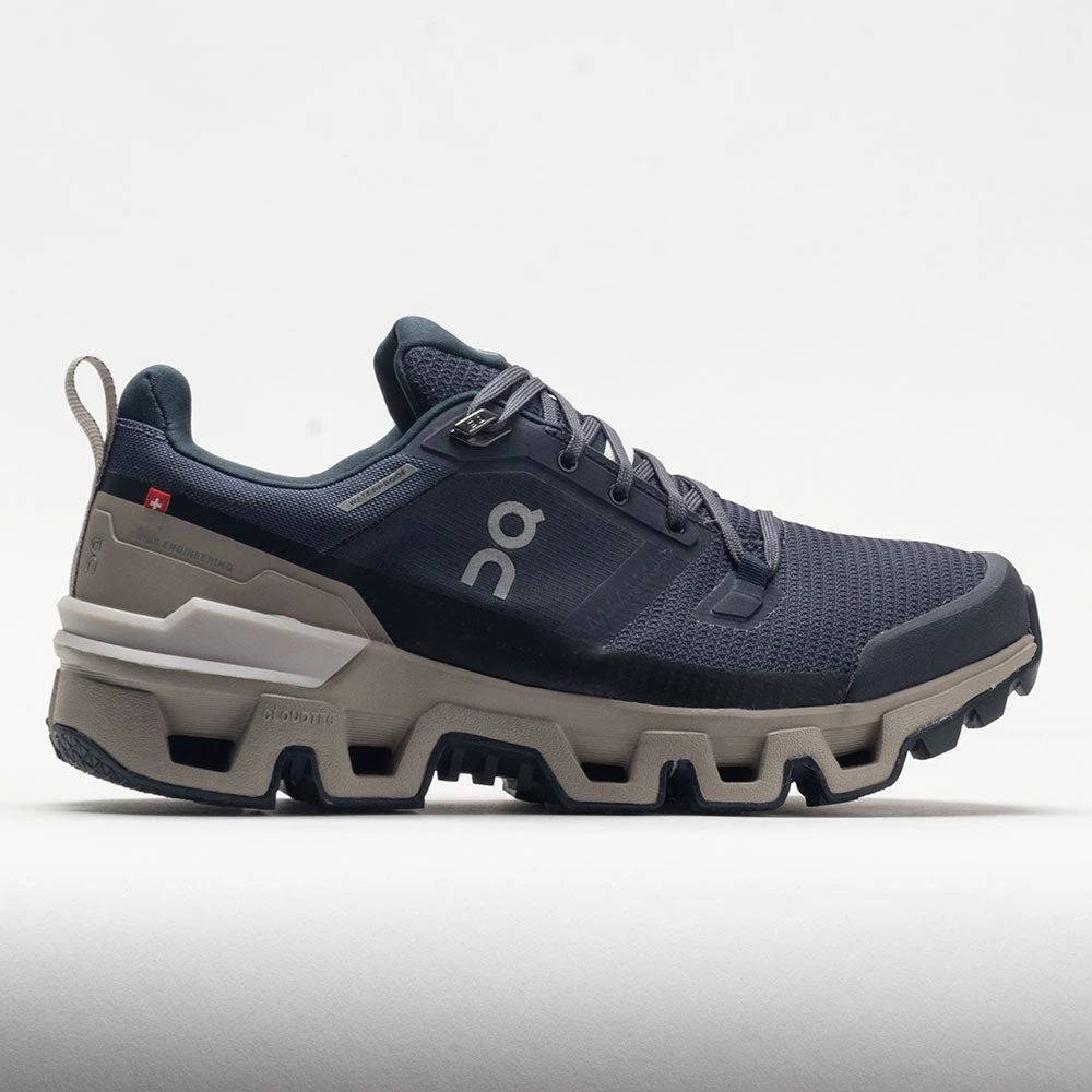 On Running On Cloudwander Waterproof Women's Navy/Desert 1 On Running On Cloudwander Waterproof Women's Navy/Desert